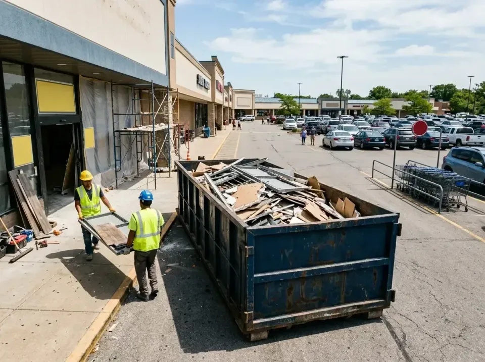 retail-store-renovation-debris-003 — frequently asked questions, Roll-off Dumpster Rentals in Wildwood, MO